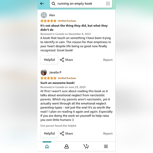 Running on Empty, by Dr. Jonice Webb (Paperback Book) - Picture 5 of 5